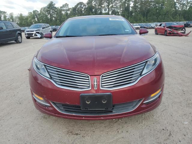 3LN6L2G94GR600916 - 2016 LINCOLN MKZ RED photo 5