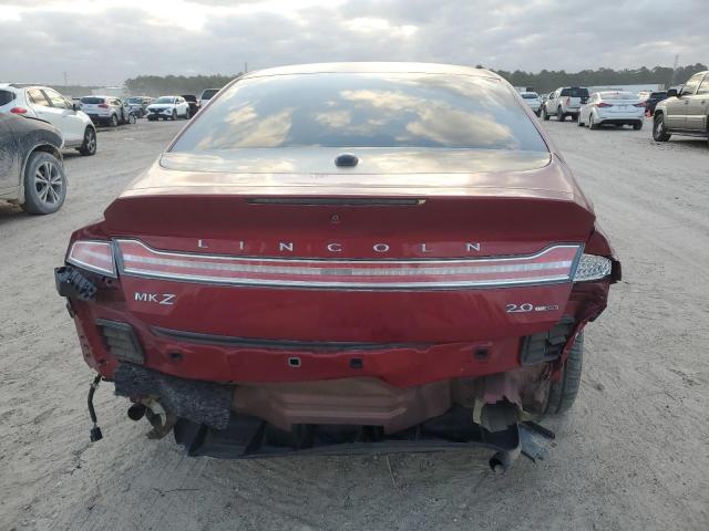 3LN6L2G94GR600916 - 2016 LINCOLN MKZ RED photo 6