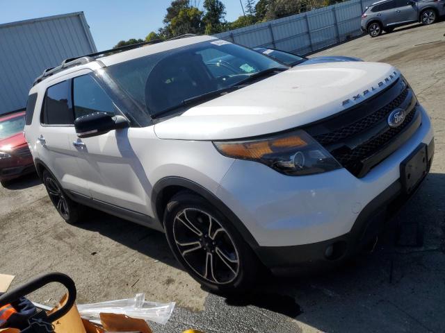 1FM5K8GT2DGB78130 - 2013 FORD EXPLORER SPORT WHITE photo 4