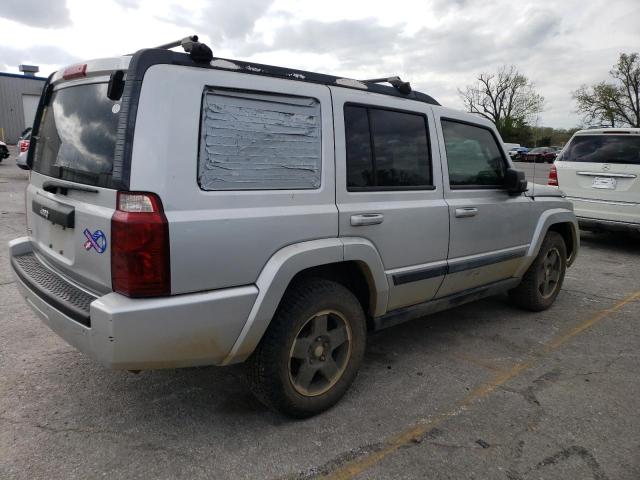 1J8HG48K07C697750 - 2007 JEEP COMMANDER SILVER photo 3