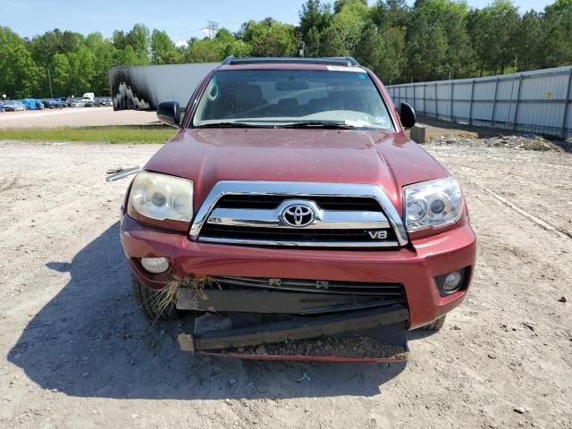 JTEBT14RX8K004602 - 2008 TOYOTA 4RUNNER SR5 RED photo 5