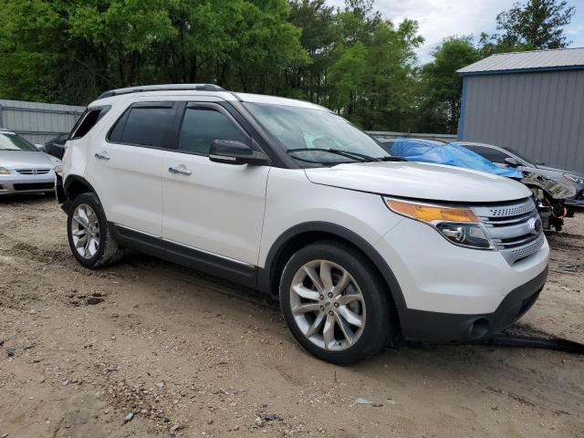 1FM5K7D82EGA11259 - 2014 FORD EXPLORER XLT WHITE photo 4