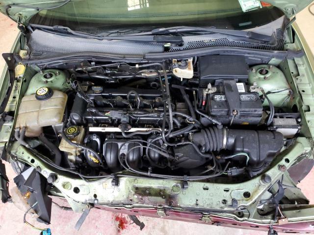 1FAHP34N07W107827 - 2007 FORD FOCUS ZX4 GREEN photo 12