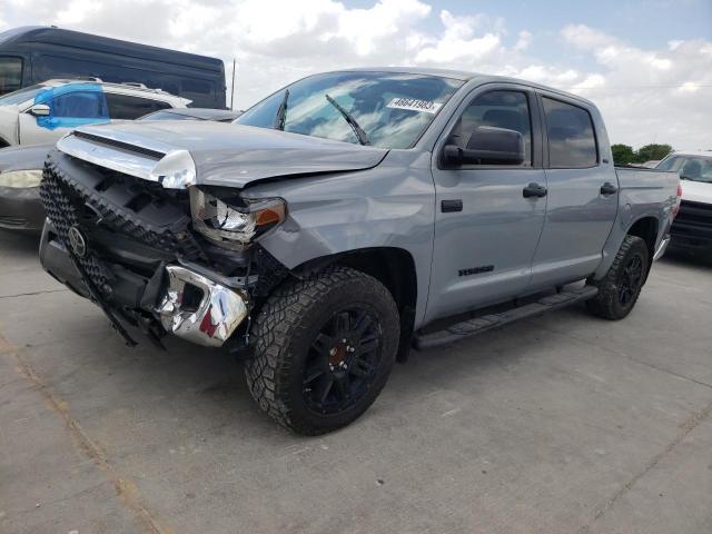 5TFEY5F14MX279994 - 2021 TOYOTA TUNDRA CREWMAX SR5 GRAY photo 1