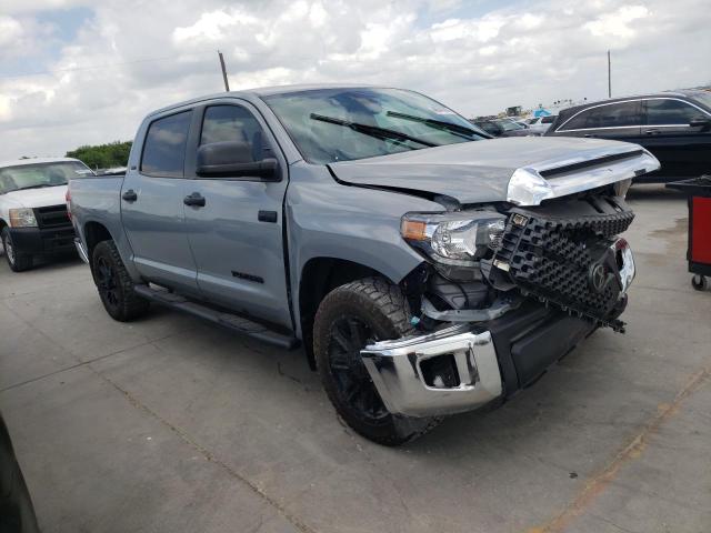 5TFEY5F14MX279994 - 2021 TOYOTA TUNDRA CREWMAX SR5 GRAY photo 4