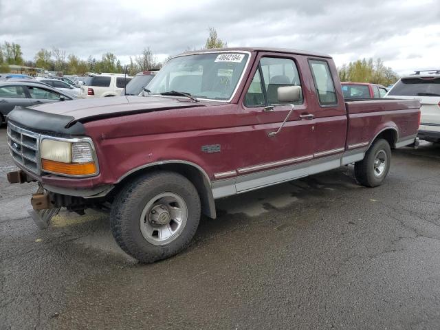 1FTEX15N1TKA18883 - 1996 FORD F150 BURGUNDY photo 1