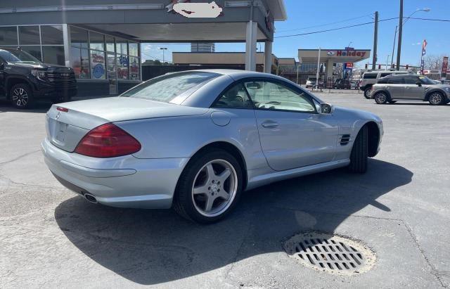 WDBSK75F35F090952 - 2005 MERCEDES-BENZ SL 500 SILVER photo 4