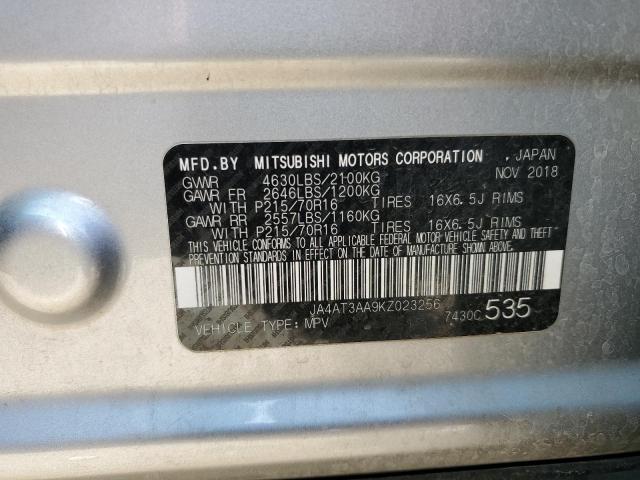 JA4AT3AA9KZ023256 - 2019 MITSUBISHI ECLIPSE CR ES GRAY photo 12