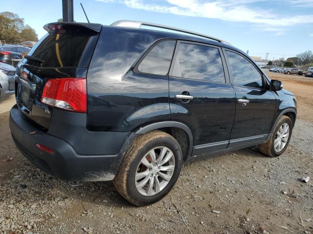 5XYKU4A13BG089653 - 2011 KIA SORENTO EX BLACK photo 3