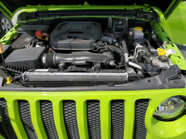 1C4GJXAN4MW771840 - 2021 JEEP WRANGLER SPORT GREEN photo 11