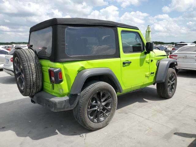 1C4GJXAN4MW771840 - 2021 JEEP WRANGLER SPORT GREEN photo 3