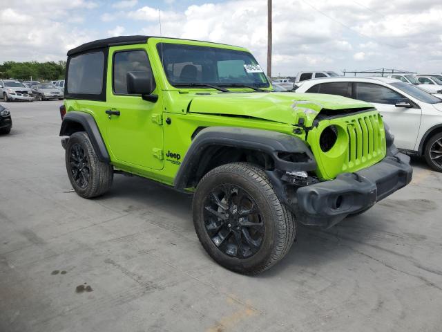 1C4GJXAN4MW771840 - 2021 JEEP WRANGLER SPORT GREEN photo 4