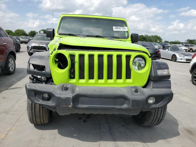 1C4GJXAN4MW771840 - 2021 JEEP WRANGLER SPORT GREEN photo 5