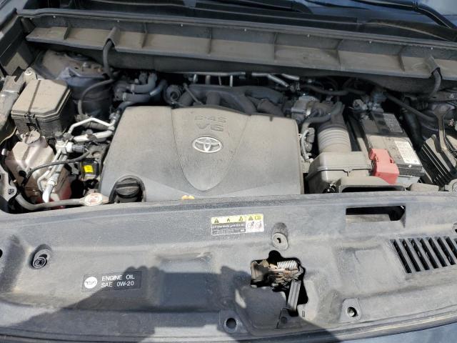 5TDGZRBH0LS513021 - 2020 TOYOTA HIGHLANDER XLE Schwarz Foto 12