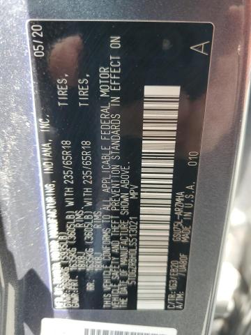 5TDGZRBH0LS513021 - 2020 TOYOTA HIGHLANDER XLE Schwarz Foto 13