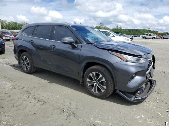 5TDGZRBH0LS513021 - 2020 TOYOTA HIGHLANDER XLE Schwarz Foto 4