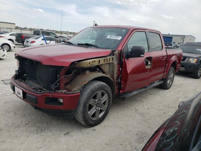 1FTEW1E41KKC32118 - 2019 FORD F150 SUPERCREW BURGUNDY photo 1