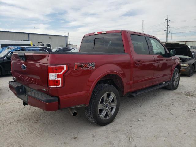 1FTEW1E41KKC32118 - 2019 FORD F150 SUPERCREW BURGUNDY photo 3