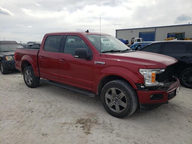 1FTEW1E41KKC32118 - 2019 FORD F150 SUPERCREW BURGUNDY photo 4