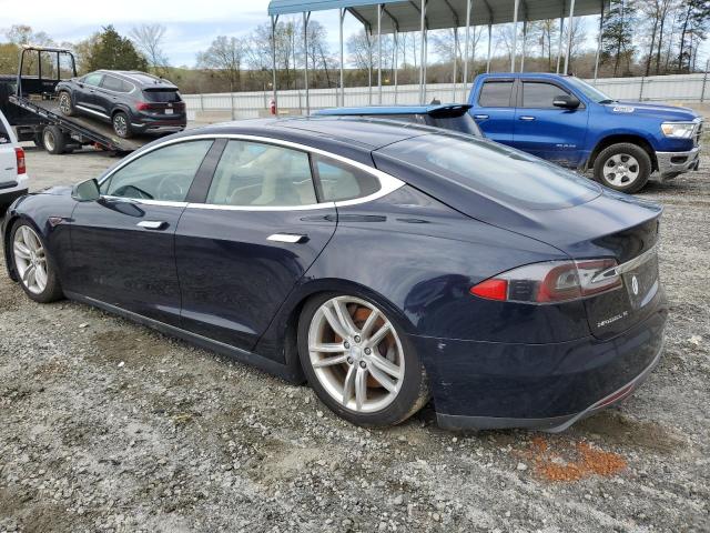 5YJSA1CG4DFP03564 - 2013 TESLA MODEL S 蓝色 照片 2