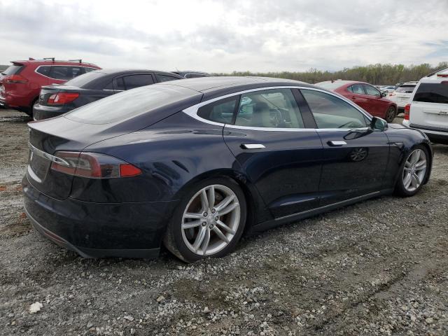 5YJSA1CG4DFP03564 - 2013 TESLA MODEL S BLUE photo 3