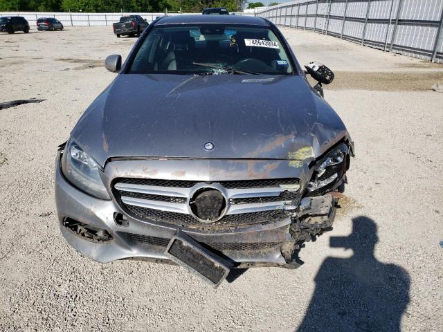 55SWF4JB4GU125139 - 2016 MERCEDES-BENZ C 300 GRAY photo 5