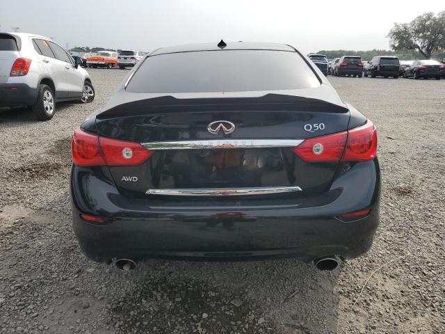 JN1BV7AR7EM706742 - 2014 INFINITI Q50 BASE BLACK photo 6