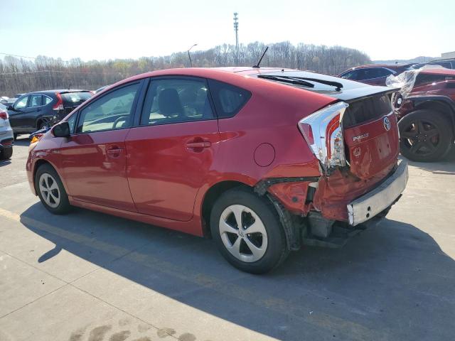 JTDKN3DU0D5634197 - 2013 TOYOTA PRIUS MAROON photo 2