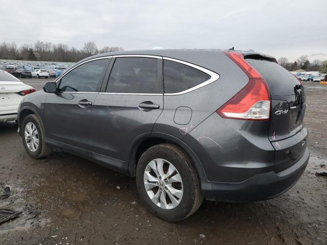 2HKRM4H55DH649191 - 2013 HONDA CR-V EX GRAY photo 2