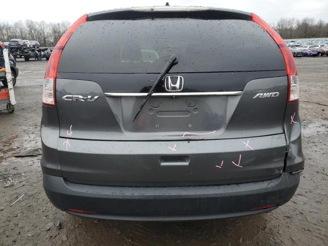 2HKRM4H55DH649191 - 2013 HONDA CR-V EX GRAY photo 6