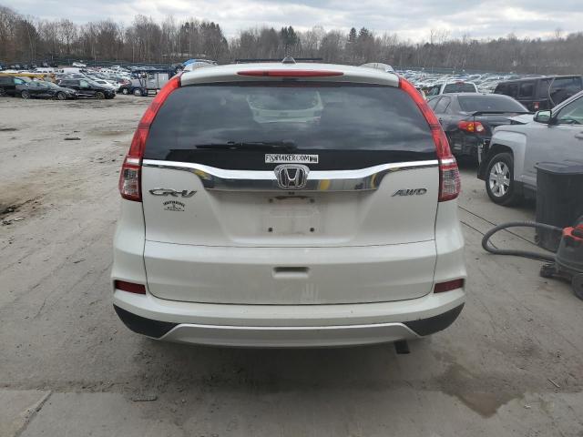 5J6RM4H73FL092212 - 2015 HONDA CR-V EXL WHITE photo 6