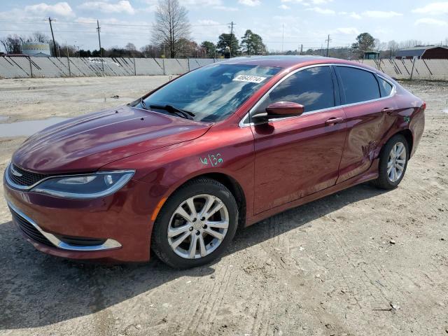 1C3CCCAB7FN704508 - 2015 CHRYSLER 200 LIMITED MAROON photo 1