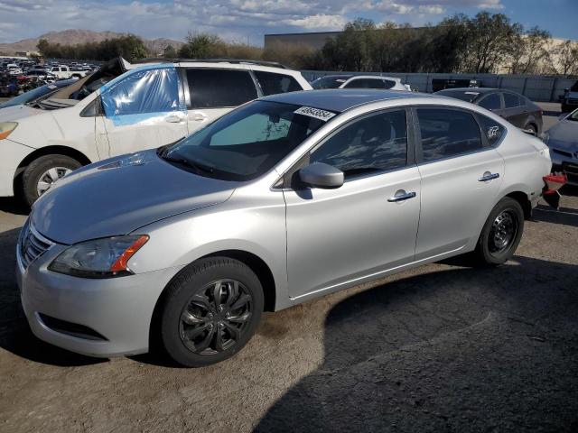 3N1AB7AP4DL636936 - 2013 NISSAN SENTRA S SILVER photo 1