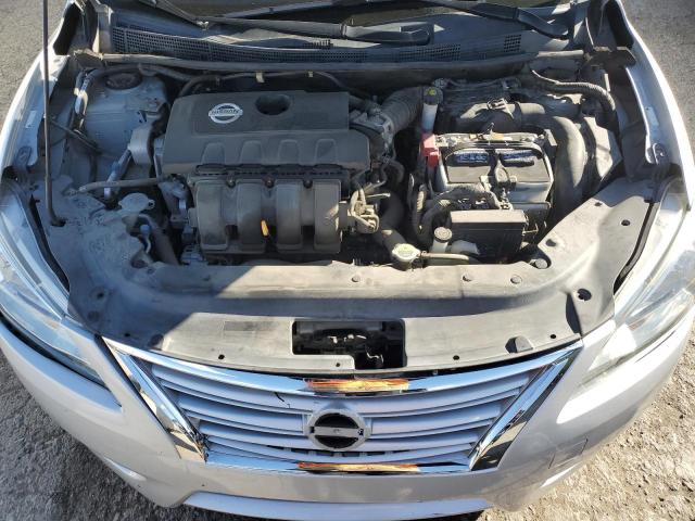 3N1AB7AP4DL636936 - 2013 NISSAN SENTRA S SILVER photo 11