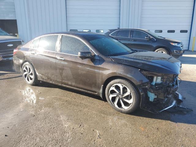 1HGCR2F82HA021581 - 2017 HONDA ACCORD EXL BROWN photo 4