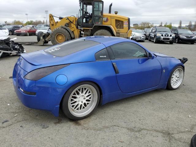 JN1AZ34E14M155370 - 2004 NISSAN 350Z COUPE BLUE photo 3