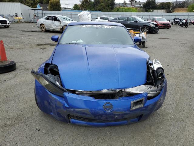 JN1AZ34E14M155370 - 2004 NISSAN 350Z COUPE BLUE photo 5