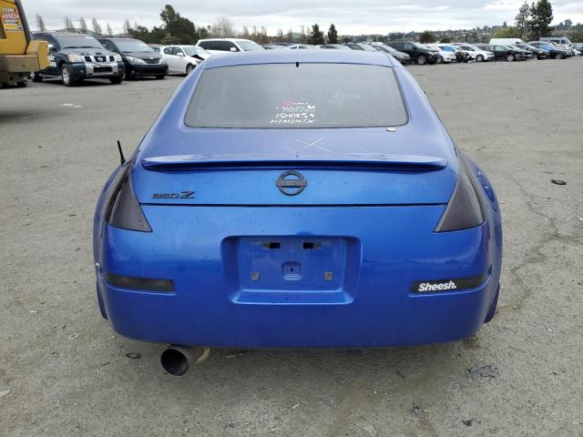 JN1AZ34E14M155370 - 2004 NISSAN 350Z COUPE BLUE photo 6