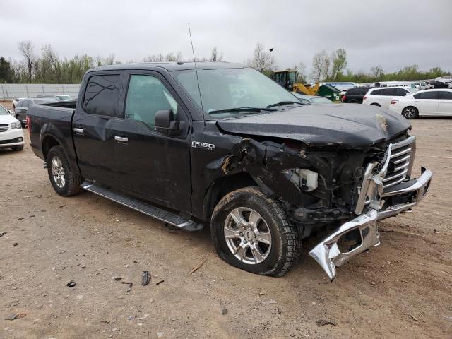 1FTEW1EF1GKD30753 - 2016 FORD F150 SUPERCREW BLACK photo 4