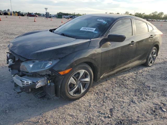 19XFC2F65KE042067 - 2019 HONDA CIVIC LX BLACK photo 1