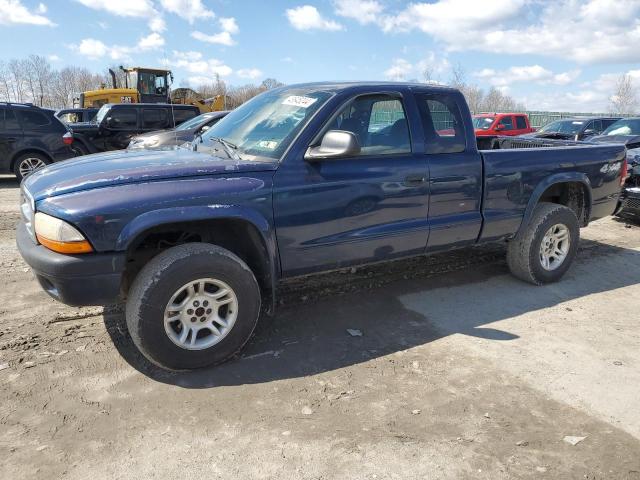 1D7HG32K14S687228 - 2004 DODGE DAKOTA SPORT BLUE photo 1