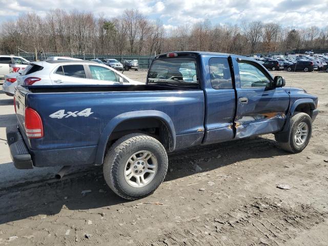 1D7HG32K14S687228 - 2004 DODGE DAKOTA SPORT BLUE photo 3