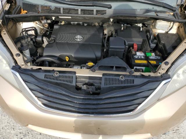 5TDKK3DC4BS159774 - 2011 TOYOTA SIENNA LE BEIGE photo 12