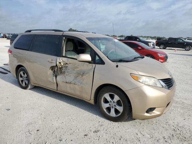 5TDKK3DC4BS159774 - 2011 TOYOTA SIENNA LE BEIGE photo 4