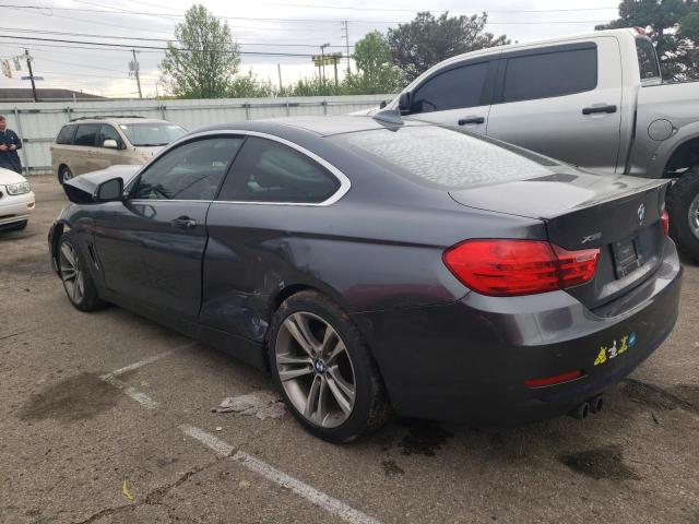 WBA3N9C53GK249284 - 2016 BMW 428 XI GRAY photo 2