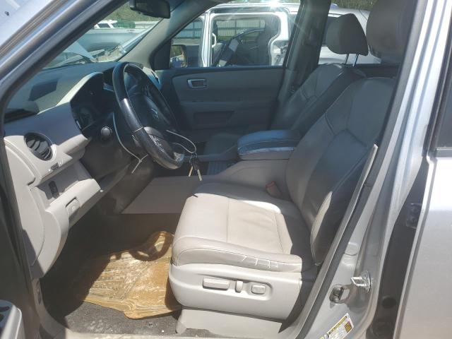 5FNYF3H50BB026007 - 2011 HONDA PILOT EXL SILVER photo 7