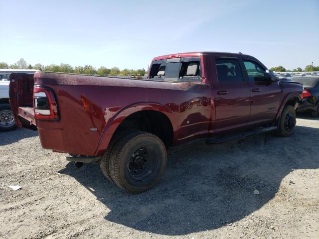 3C63RRJL0MG637494 - 2021 RAM 3500 LARAMIE MAROON photo 3