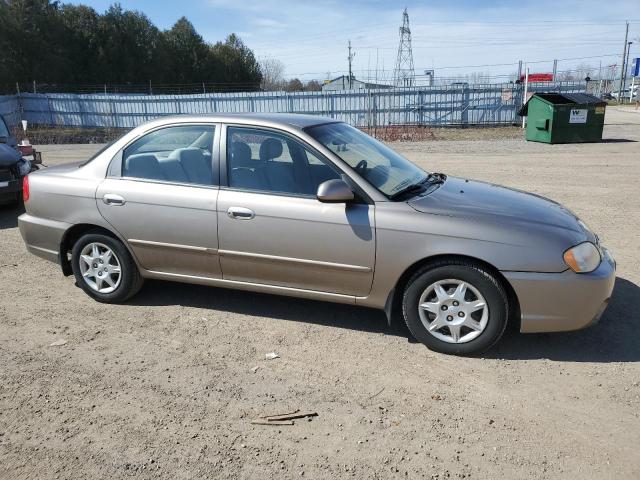 KNAFB121835288810 - 2003 KIA SPECTRA BASE BEIGE photo 4