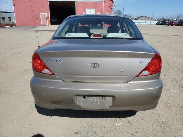 KNAFB121835288810 - 2003 KIA SPECTRA BASE BEIGE photo 6