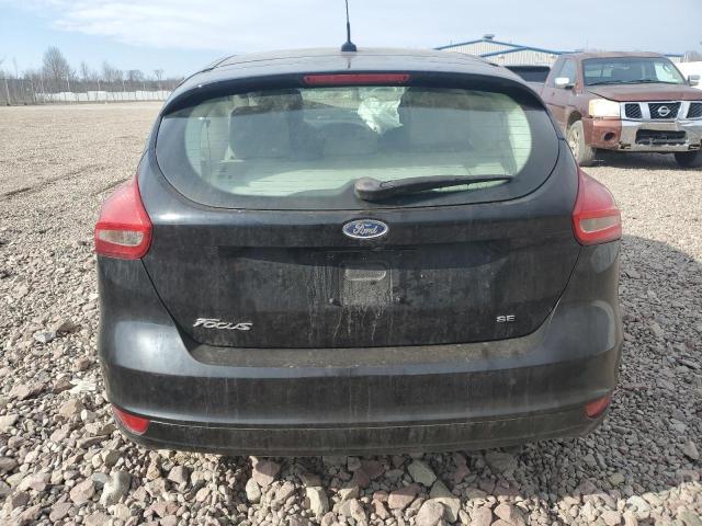 1FADP3K22HL246593 - 2017 FORD FOCUS SE BLACK photo 6